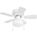 Prominence Home Hero, 28 in.  Ceiling Fan with Light, White 41530-40